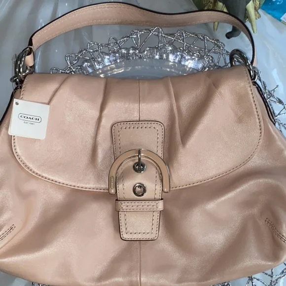 COACH PEACHY PEARL shoulder bag! NWT - Picture 11 of 15